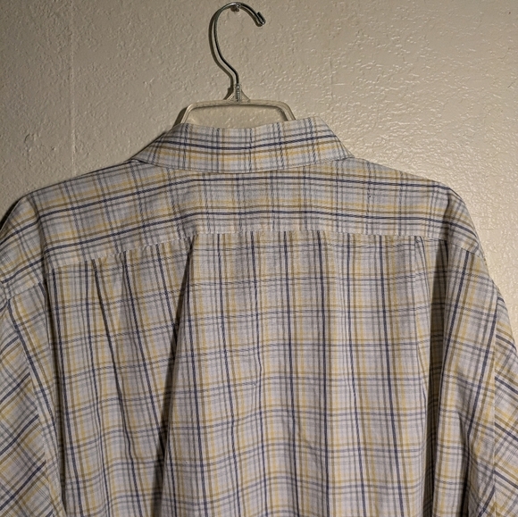 Van Heusen Men's Plaid Button-Up Shirt Pre-owned  Size 18. 34/35 - Picture 10 of 12